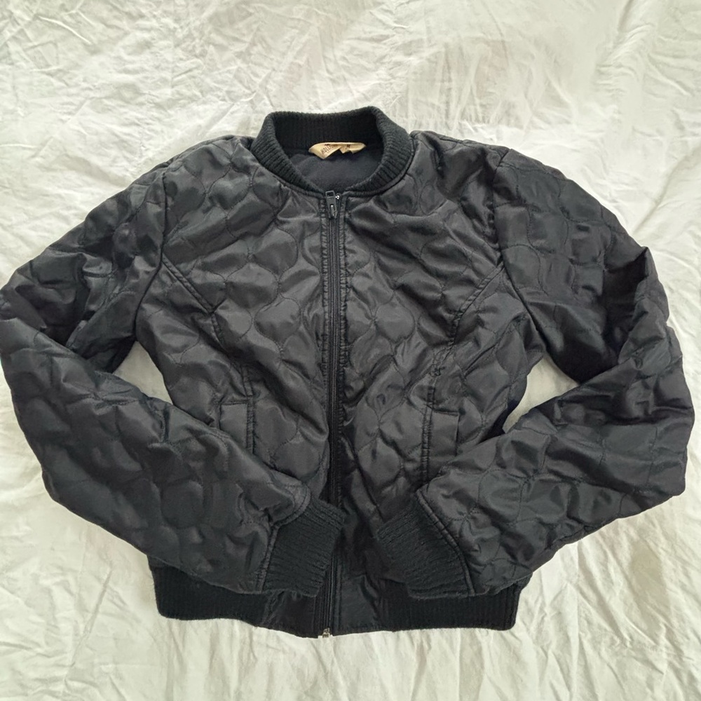 Hollister Lightweight Bomber Jacket – Black, Women’s Medium